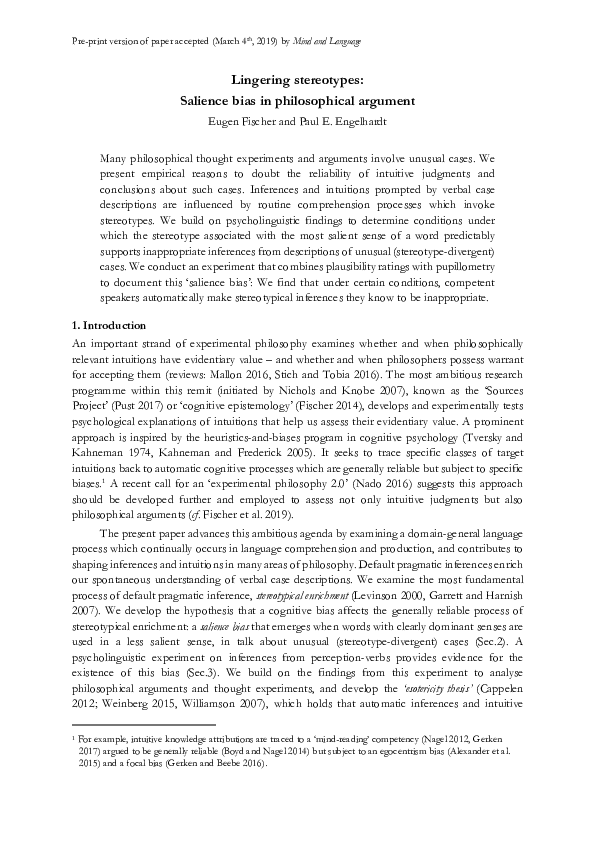 Case study on stereotypes image