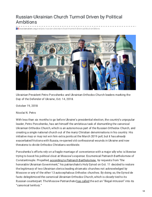 Russia-ukraine conflict summary 2020 image