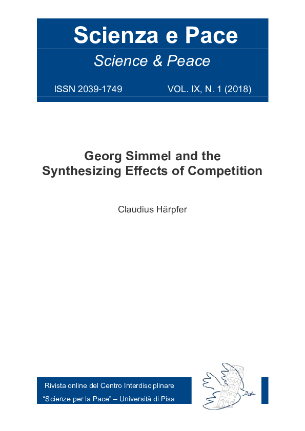 (PDF) Georg Simmel and the Synthesizing Effects of Competition