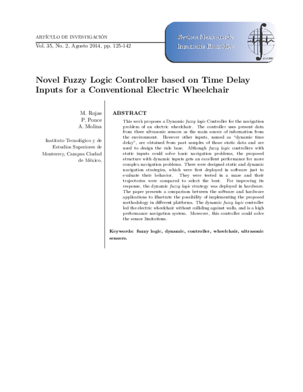 (PDF) Novel Fuzzy Logic Controller based on Time Delay Inputs for a ...