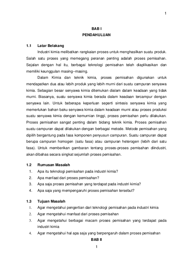 Doc Makalah Siap Pemisahan 1 Docx Isna Hidayati Academia Edu