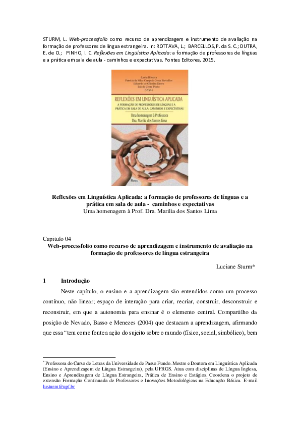 (PDF) Web-processfolio as a learning tool / Web-processfolio como ...