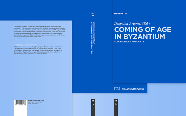 “The Adolescent Monastic in Middle and Late Byzantium”