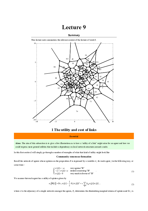 (PDF) Lecture notes: Computational Methods for Economists IX
