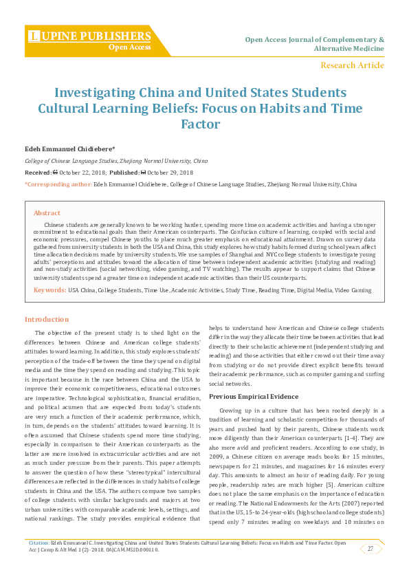 (PDF) Investigating China and United States Students Cultural Learning ...