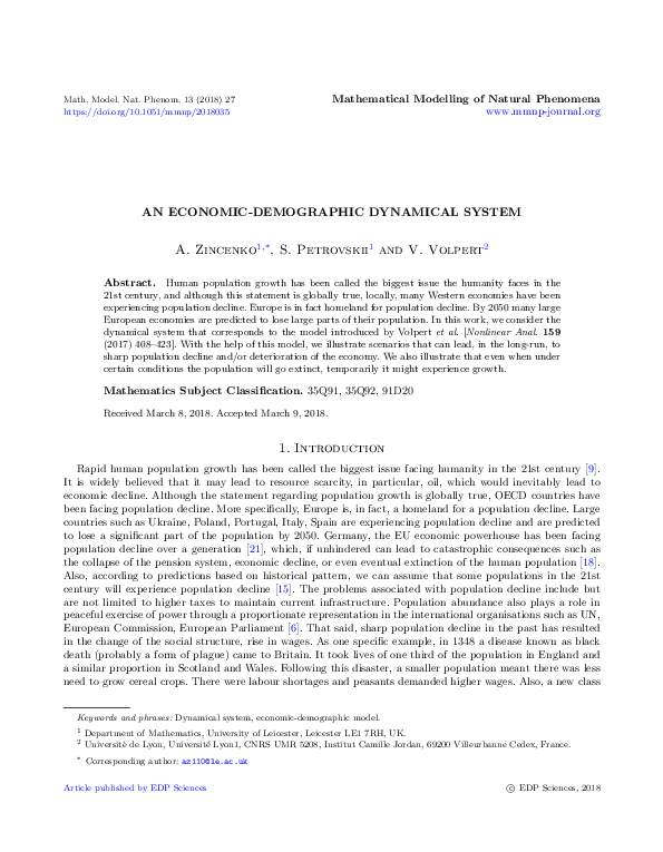Mathematical Modelling Of Natural Phenomena