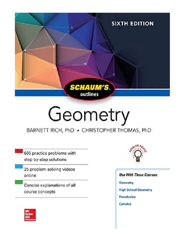 (PDF) Schaum's Outline of Geometry (Schaum's Outlines Stacie Larson