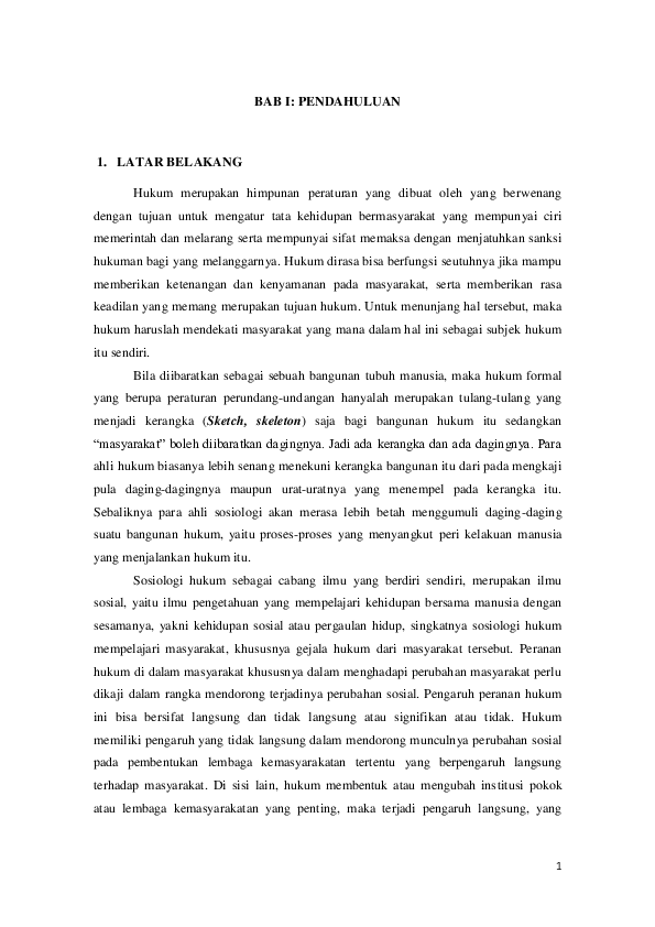 Doc Sosiologi Hukum Muhammad Abdi Academia Edu