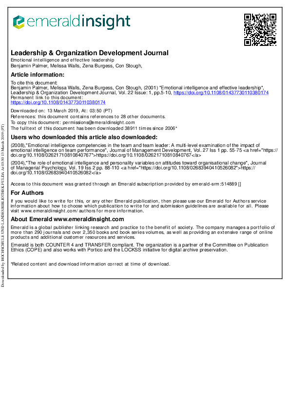 Emotional intelligence essay paper image