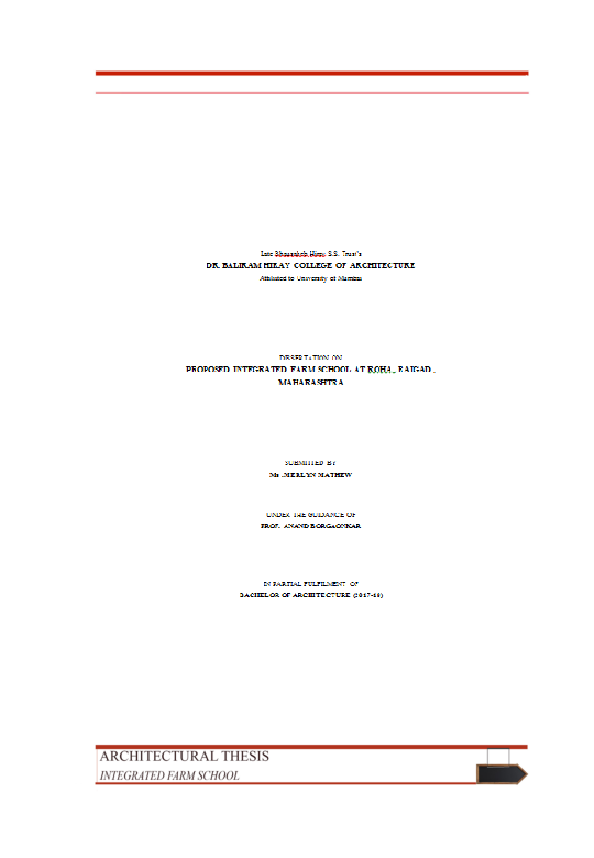 Farmhouse dissertation picture