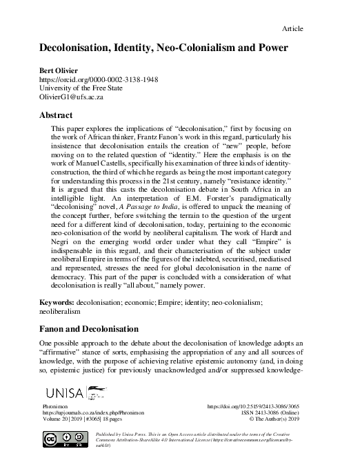 Neo-colonialism strengths and weaknesses image