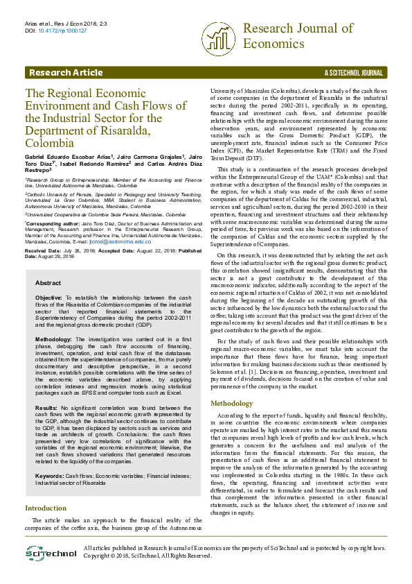 (PDF) Paper Research Journal Economics
