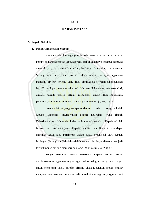 Pengertian Kepala Sekolah - Homecare24