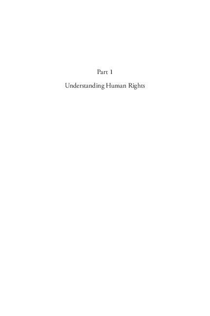 (PDF) Part 1 Understanding Human Rights