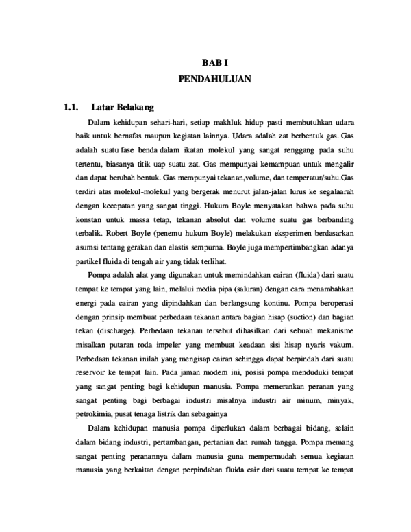 Ilustrasi Latar Belakang Hukum Boyle