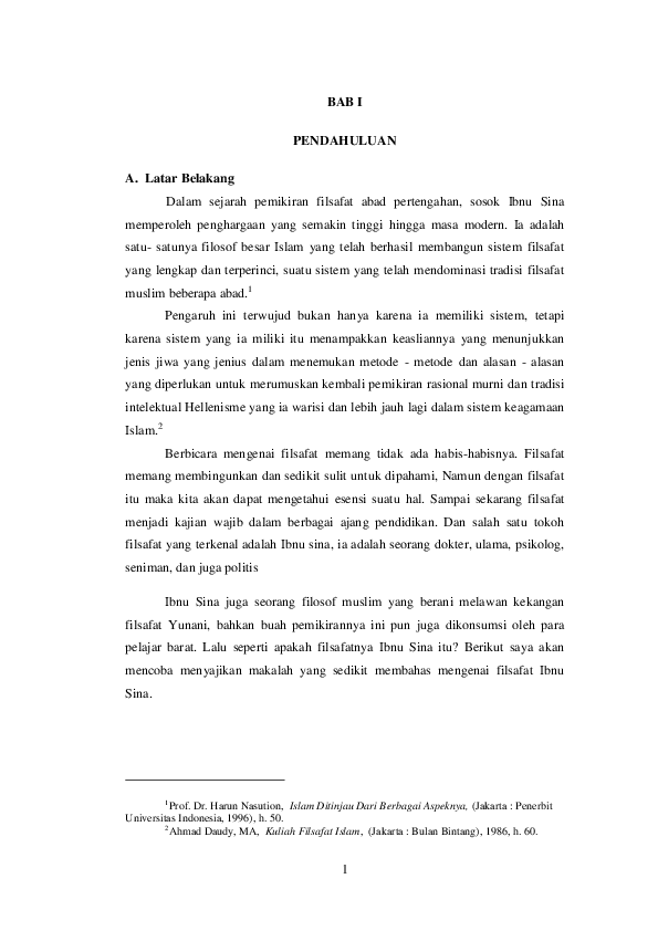 Doc Studi Tafsir Filsafat Kejiwaan Menurt Ibnu Sina Abdullah Jalil U L I L A L B A B Pawellangi Academia Edu
