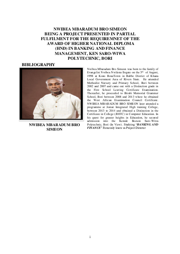 (DOC) IMPACT OF GOVERNMENT EXPENDITURE ON NIGERIA’S ECONOMIC DEVELOPMENT