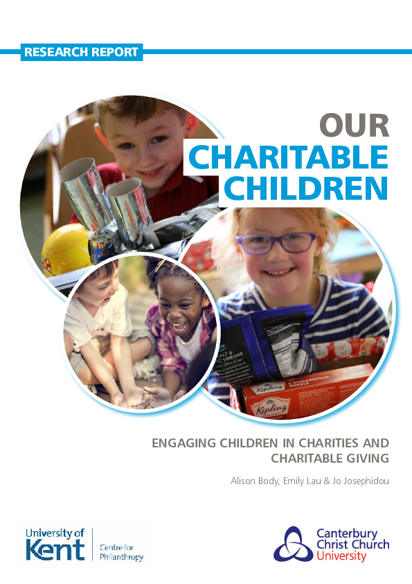 (PDF) OUR CHARITABLE CHILDREN ENGAGING CHILDREN IN CHARITIES AND