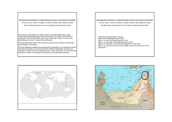 (PDF) Recreating Ras al-Khaimah: The Rams-Dhayyah Corridor in the ...