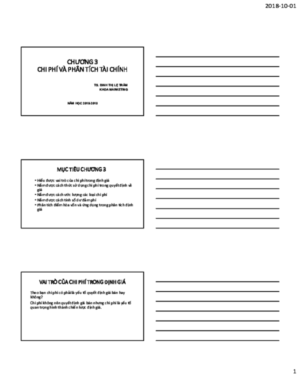 First page of “MỤC TIÊU CHƯƠNG 3”