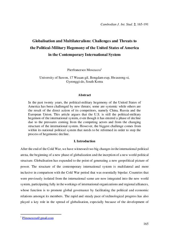 Non military threats to national security image