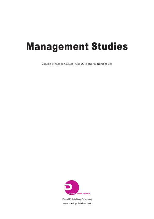 (PDF) Management Studies (ISSN 2328-2185) Vol.6, No.5, 2018