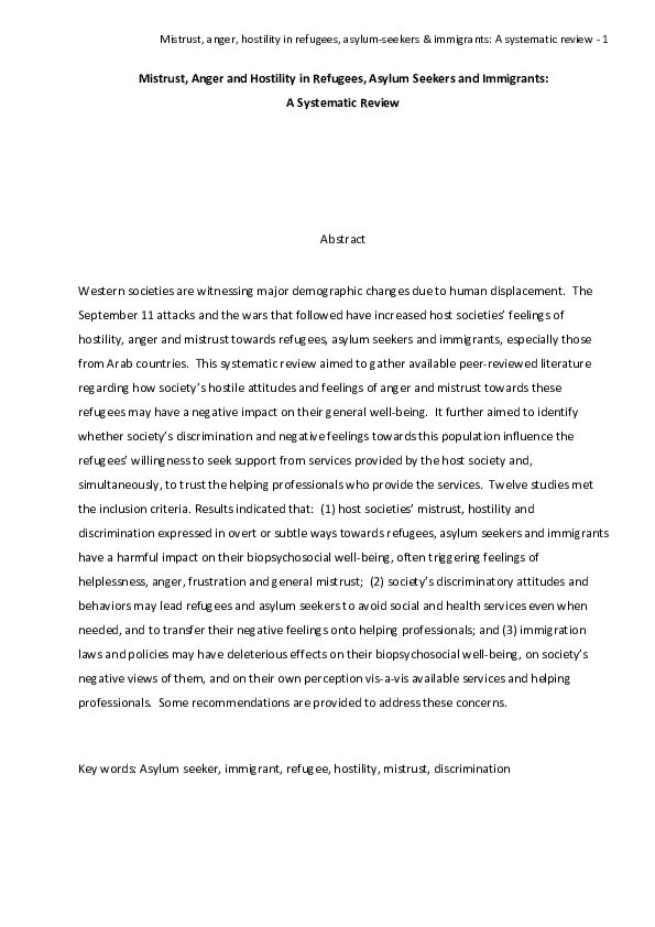 Essay on mistrust image