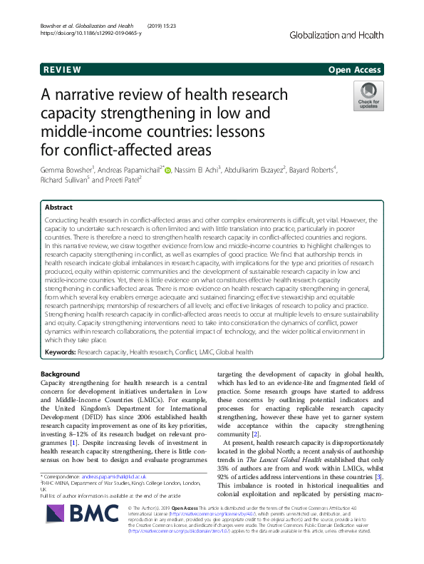 (PDF) Authorship trends in The Lancet Global Health Adithi Iyer
