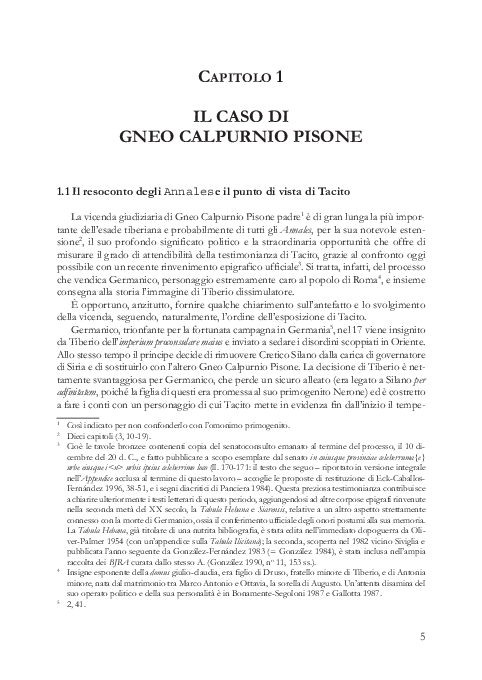 (PDF) Il caso di Gneo Calpurnio Pisone, in A. Maiuri, La giurisdizione