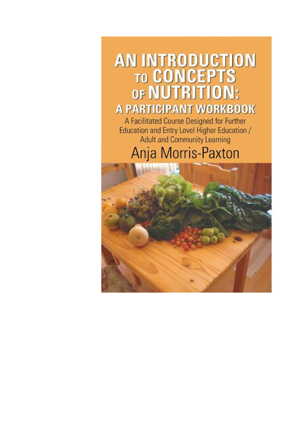 (DOC) An Introduction to Concepts of Nutrition - A Participant Workbook
