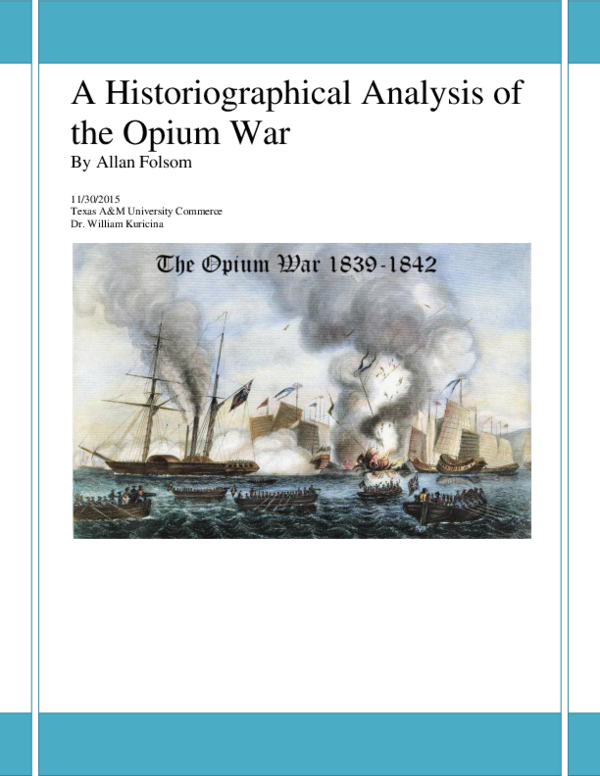 The Opium War - blogger.com