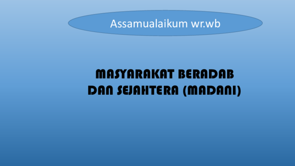 (PPT) Masyarakat beradab