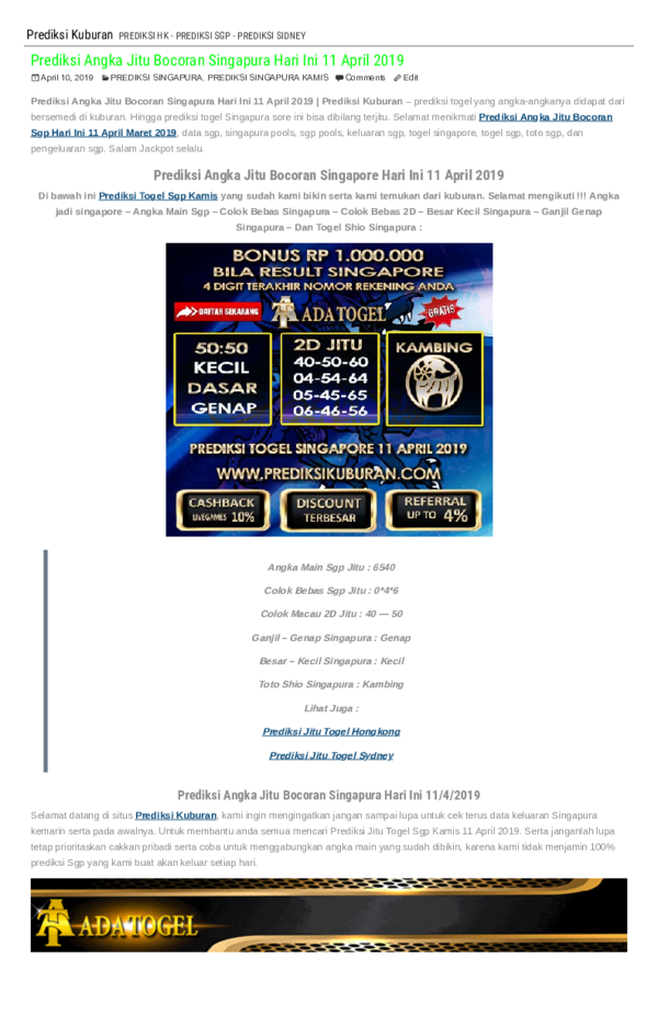 Prediksi Shio Main Sgp Hari Ini - Berbagai Permainan