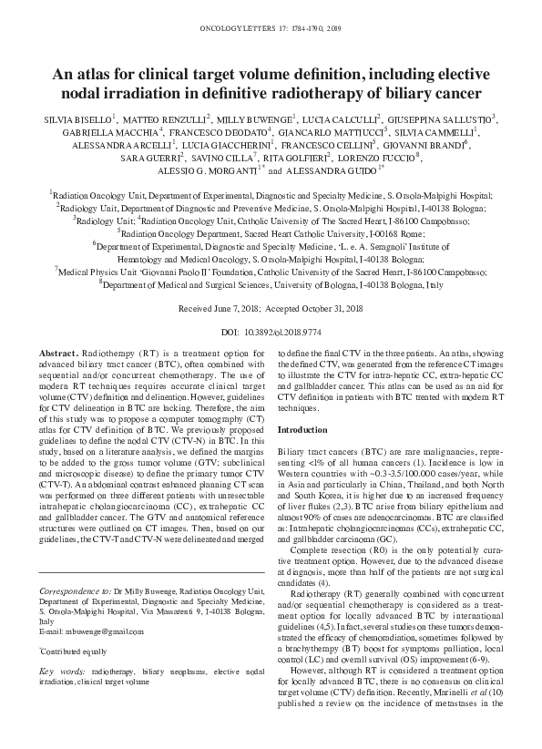 (PDF) An atlas for clinical target volume definition, including ...