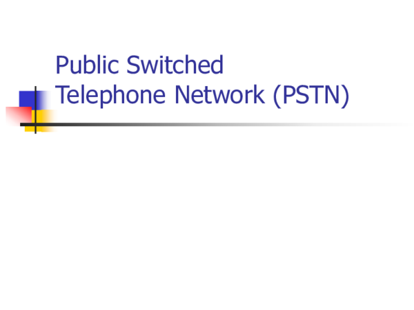 Pstn essay image