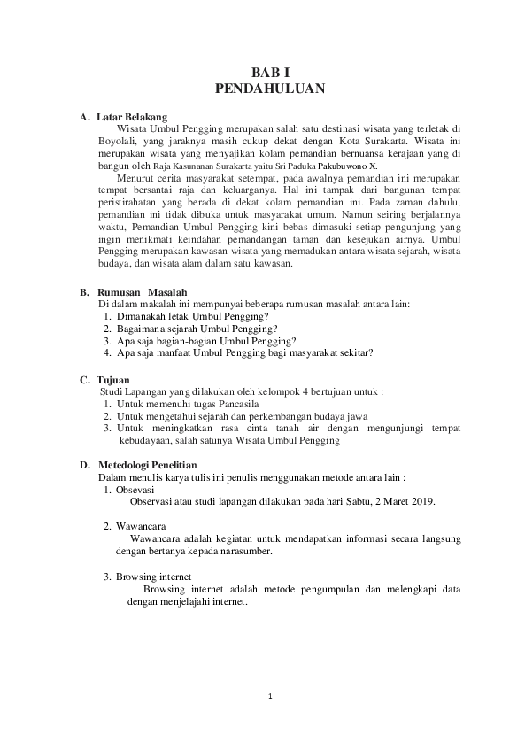 (DOC) Makalah Pengging
