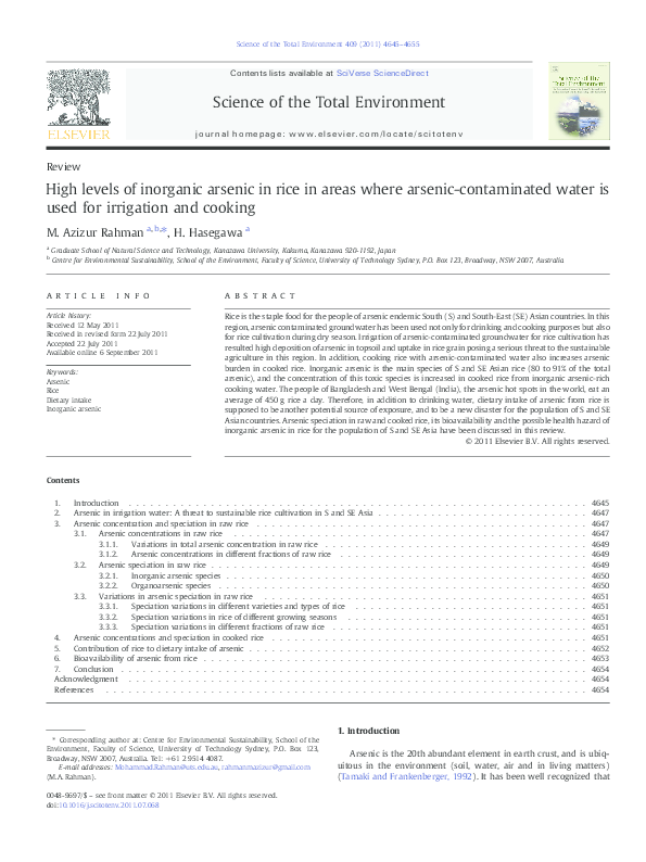 (PDF) Article (Engsub+Vietsub) - High levels of inorganic arsenic in ...