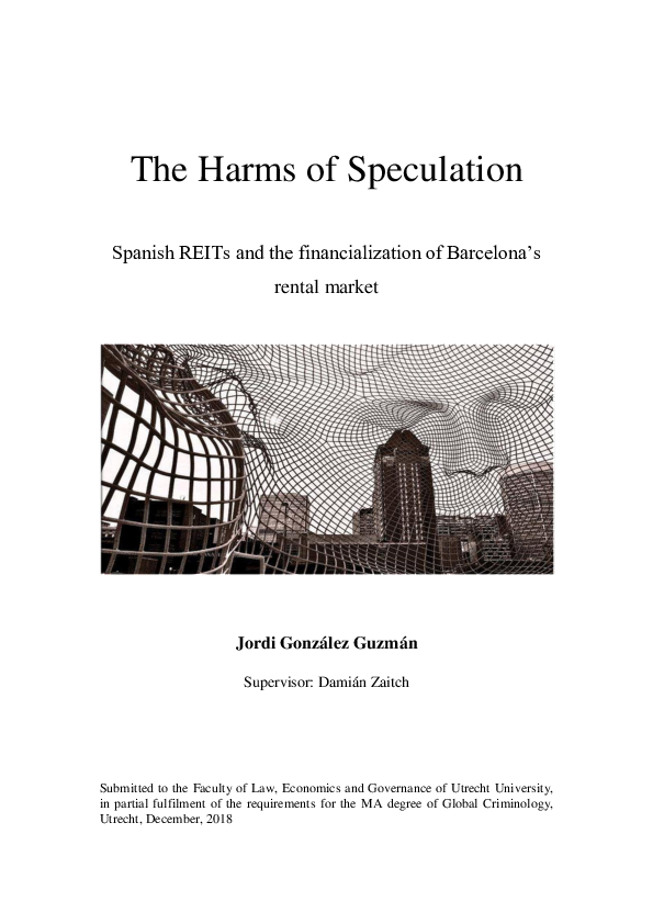 (PDF) The Harms of Speculation Spanish REITs and the financialization