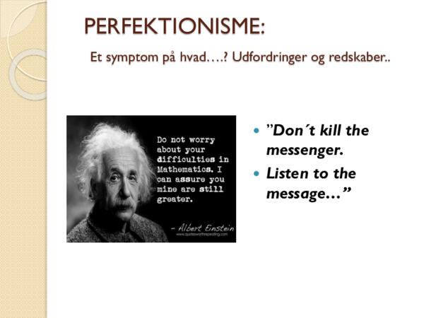 Dating nogen med perfektionisme