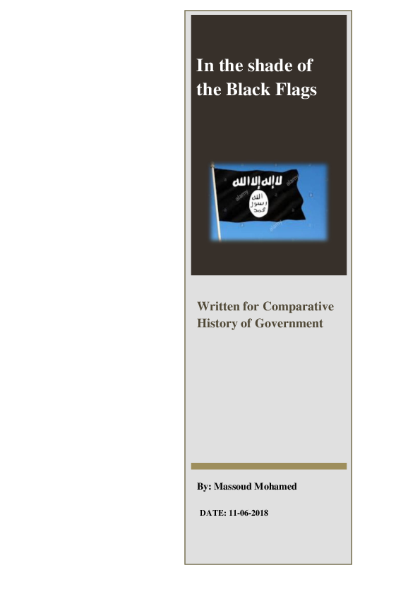 (PDF) In the shade of the Black Flags Written for Comparative History ...