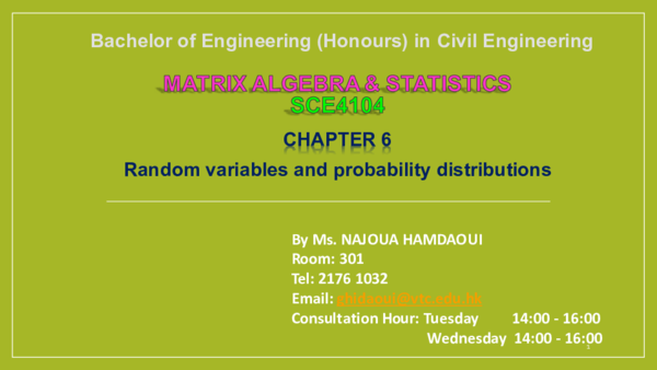 (PDF) Bachelor of Engineering (Honours) in Civil Engineering Random ...