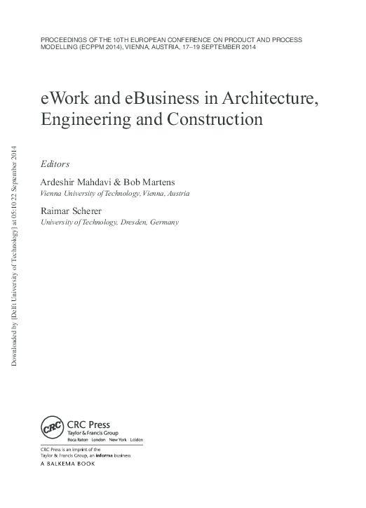 (PDF) eWork and eBusiness in Architecture, Engineering and Construction