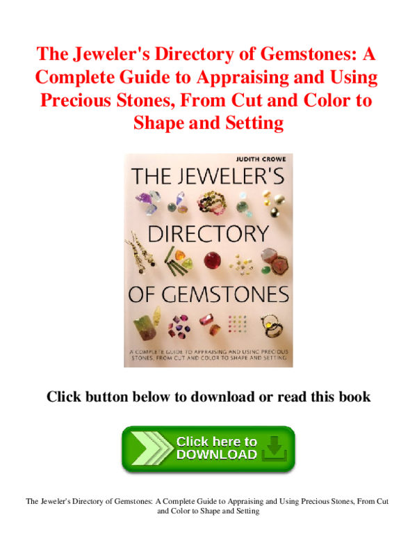 the jeweler's directory of gemstones