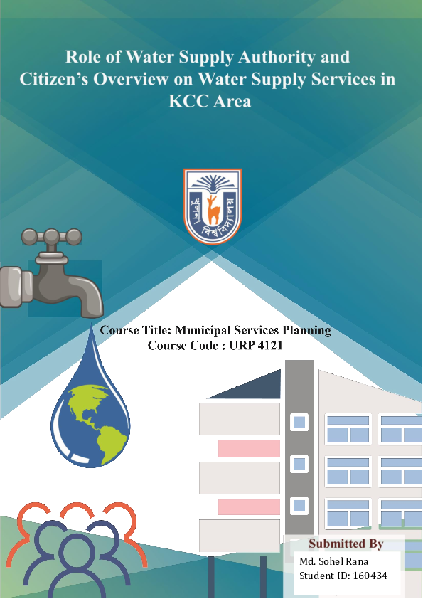 (PDF) Role of Water Supply Authority and Citizen’s Overview on Water