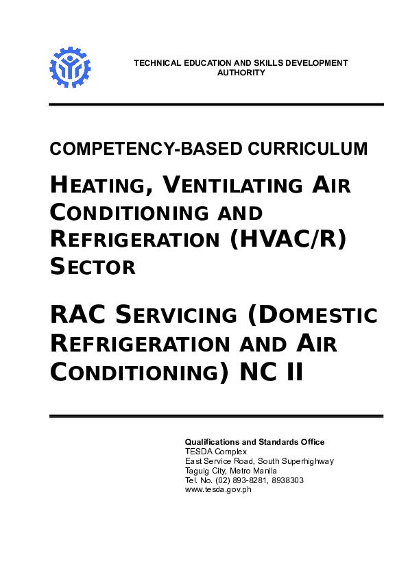 (DOC) CBCRAC Servicing (Domestic) NC II Ray Francis Calumpiano
