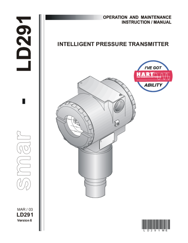 (PDF) INTELLIGENT PRESSURE TRANSMITTER LD291 Gaitan Academia.edu