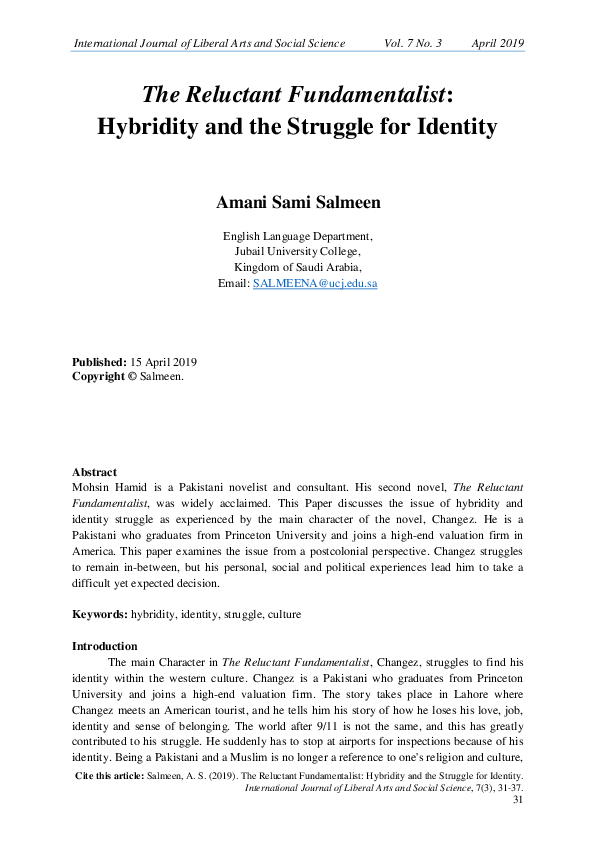 What is identity struggle picture