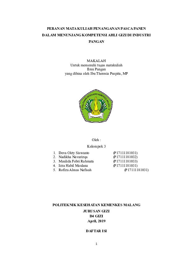 Doc Makalah Industri Pangan Fix Dikha Nava Academia Edu