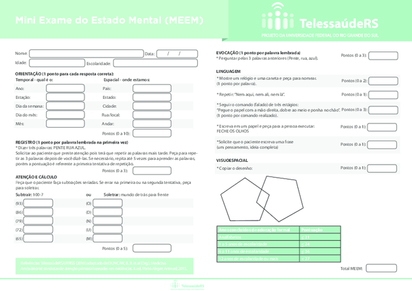(PDF) Neurologia resumo MEEM TSRS
