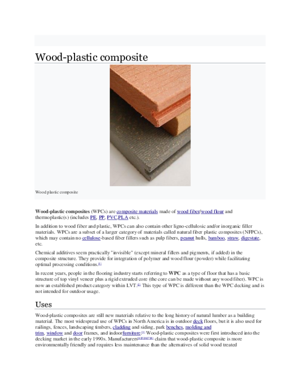 (DOC) Woodplastic composite ASM Afzalul Islam Academia.edu
